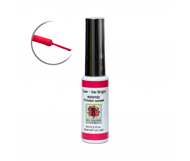 Liner Gel Bright - Crimson Sunset  8 ml